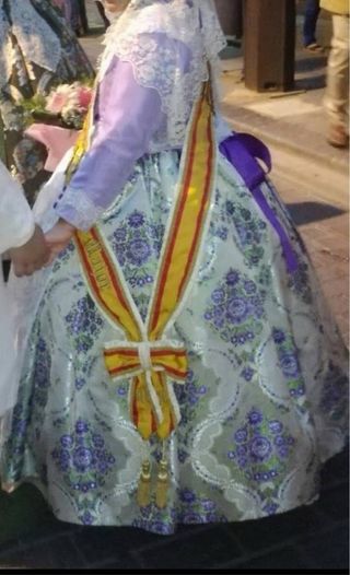 Traje de Fallera Niña con Zapatos