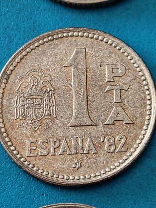 3 Monedas 1 Peseta España 1980