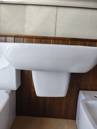 Conjunto Baño Gala Porcelana Blanca