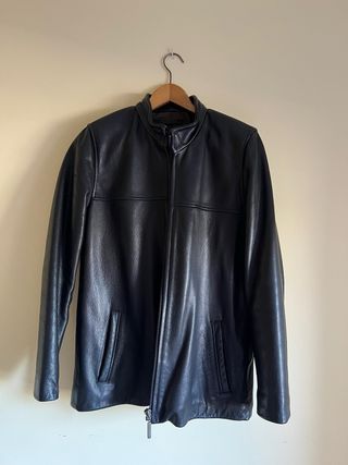 Cazadora de cuero Chevignon Negra