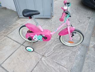 Bicicleta infantil rosa