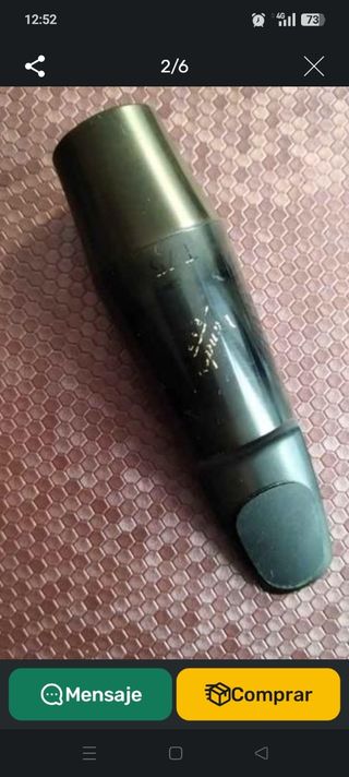Boquilla saxo tenor Vandoren T75 Java