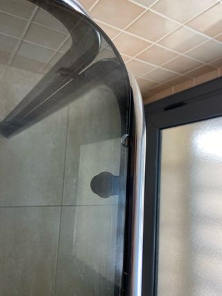 Mesa comedor Gastone Rinaldi cristal y metal