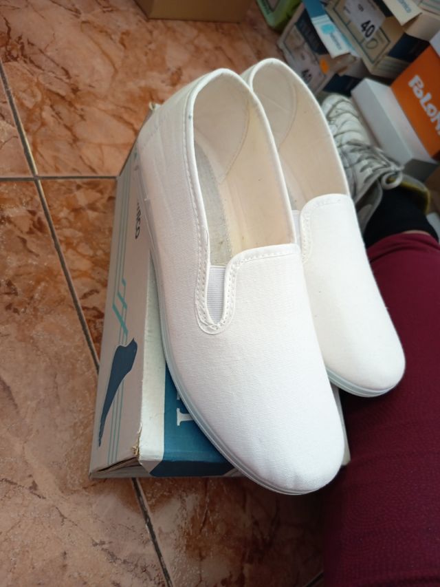 Zapatillas Blancas Talla 41