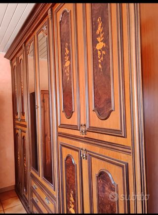 camera da letto completa in legno