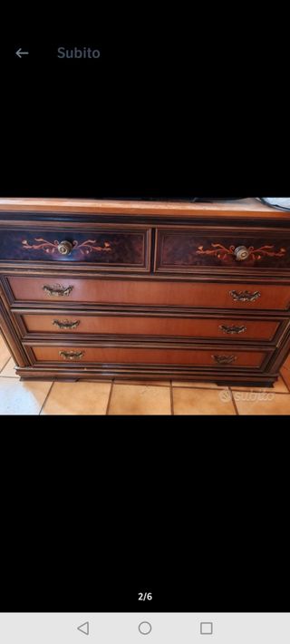 camera da letto completa in legno