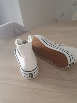 Zapatillas altas Big Star blancas