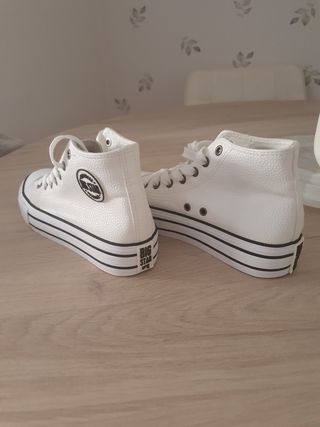 Zapatillas altas Big Star blancas