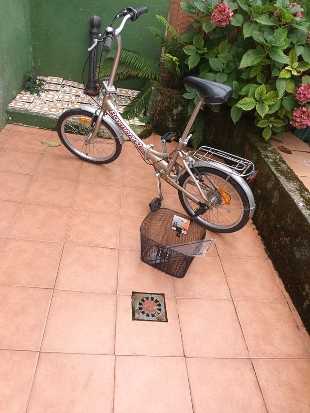 Bicicleta Plegable Boomerang Aluminio