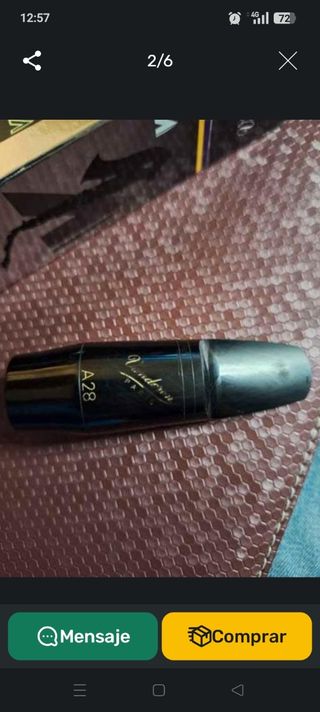 Boquilla Saxo alto Vandoren A28