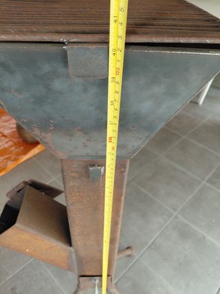 Stufa a razzo artigianale in ferro 4mm smontabile