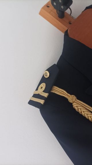 Traje comunión marinero niño azul marino dorado