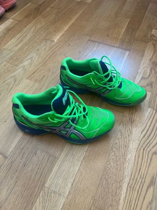 Deportivas Padel Asics Verde/Azul