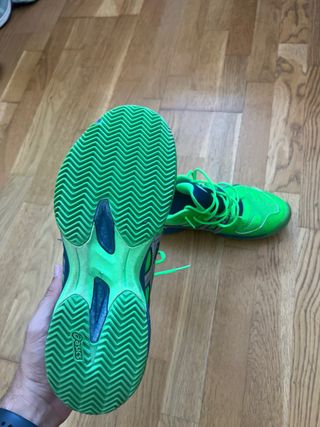 Deportivas Padel Asics Verde/Azul