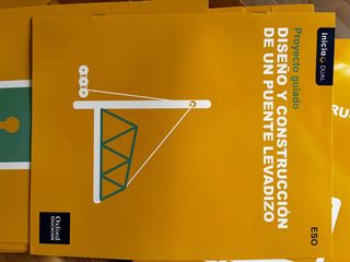 libro de tecnología 1ºESO, es una carpeta con 9