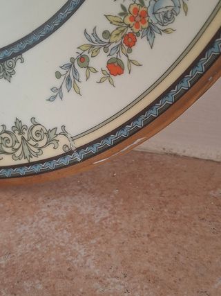 Antiguo plato Minton porcelana inglesa