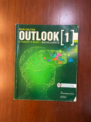 Libro OUTLOOK Student's Book INGLÉS 1°BACH