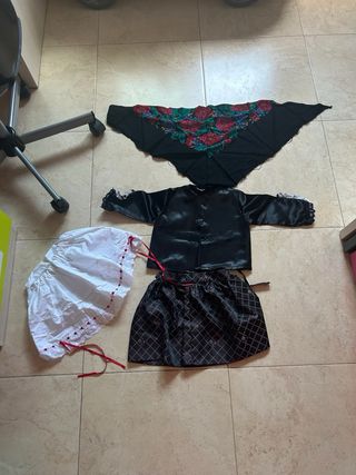 Traje Baturra niña