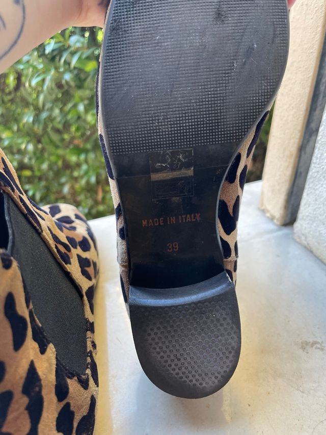 Stivaletti bassi leopardati