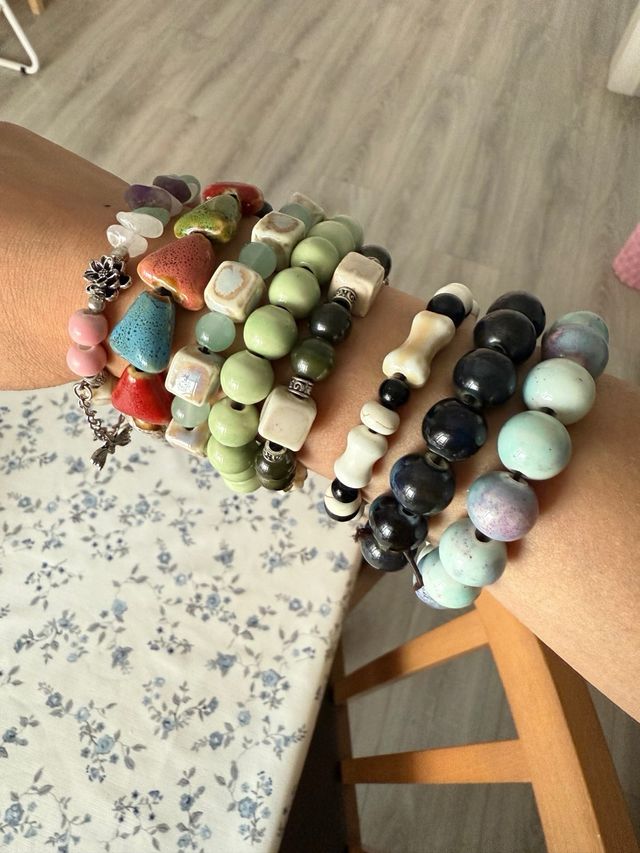 Pulsera de cerámica artesanal