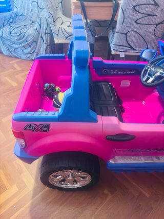 Coche Eléctrico Infantil Ford Ranger Rosa 12V