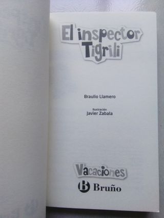 El inspector Tigrili - Vacaciones Bruño 5 Primaria