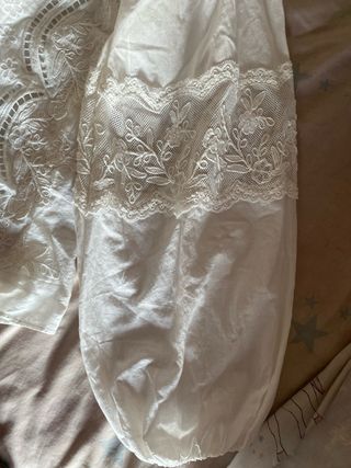 Blusa Zara Encaje Blanco