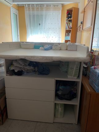 Cómoda cambiador bebé
