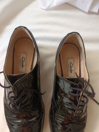Zapatos Clarks de piel negros
