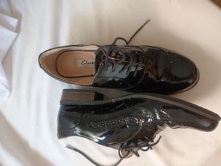 Zapatos Clarks de piel negros