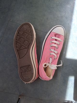 Converse rosas talla 37.5