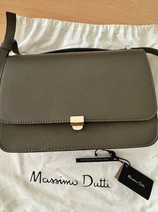 Bolso Massimo Dutti Verde Oliva
