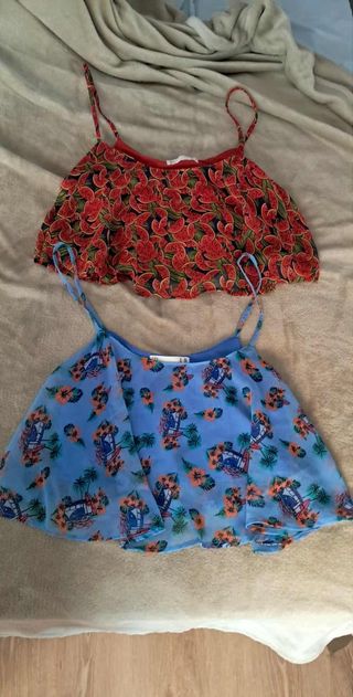 Pack 32 tops, crop tops y camisetas