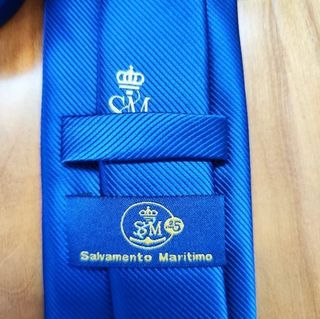 Corbata Salvamento Marítimo Azul
