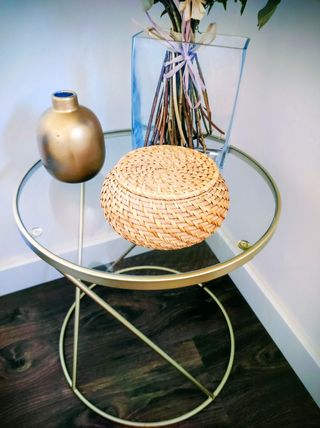 Tavolini rotondi dorati Maison du Mond