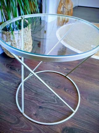 Tavolini rotondi dorati Maison du Mond