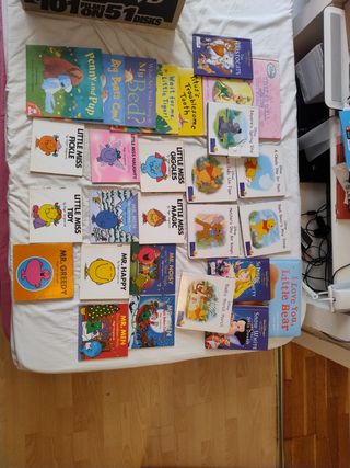 Varios libros infantiles niños inglés