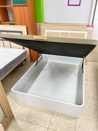 CANAPE PARA COLCHON DE 150X190 BLANCO NUEVO