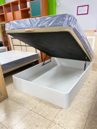 CANAPE PARA COLCHON DE 150X190 BLANCO NUEVO