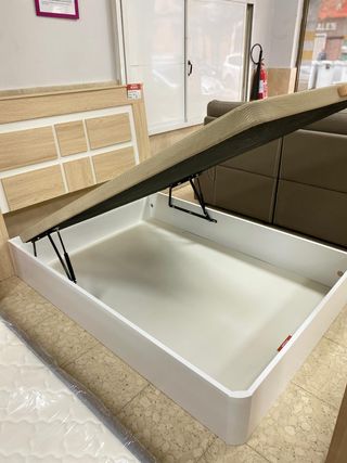 CANAPE PARA COLCHON DE 150X190 BLANCO NUEVO