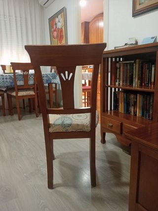 Sillas de comedor de pino