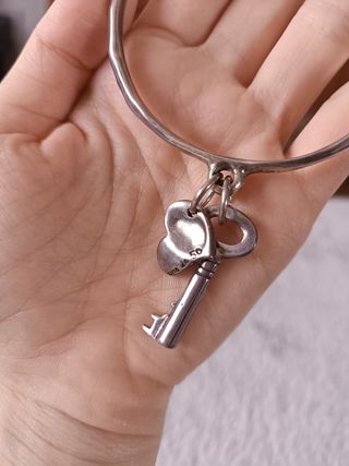Pulsera UNO de 50 Baño de Plata 