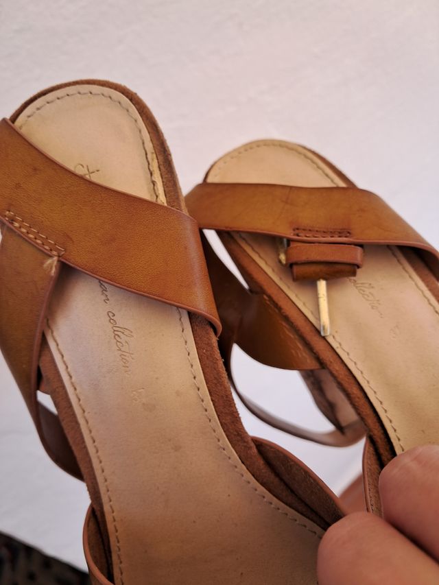 Sandalias de cuña con plataforma