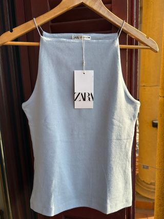 Camisa Zara azul
