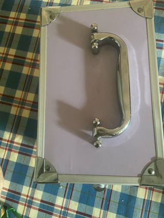 Neceser de maquillaje morado nuevo