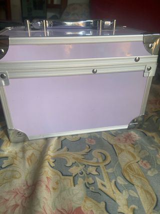 Neceser de maquillaje morado nuevo