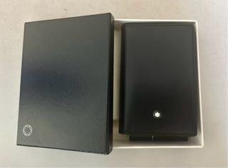 Cartera Portatarjetas Montblanc Negra a estrenar 