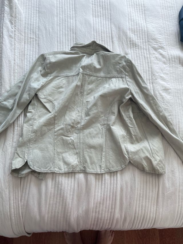 Cazadora/Sobrecamisa Ante Estilo Rock Bohemio