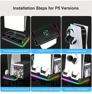 Oferta Base de Carga LED PS5 GAMING JR