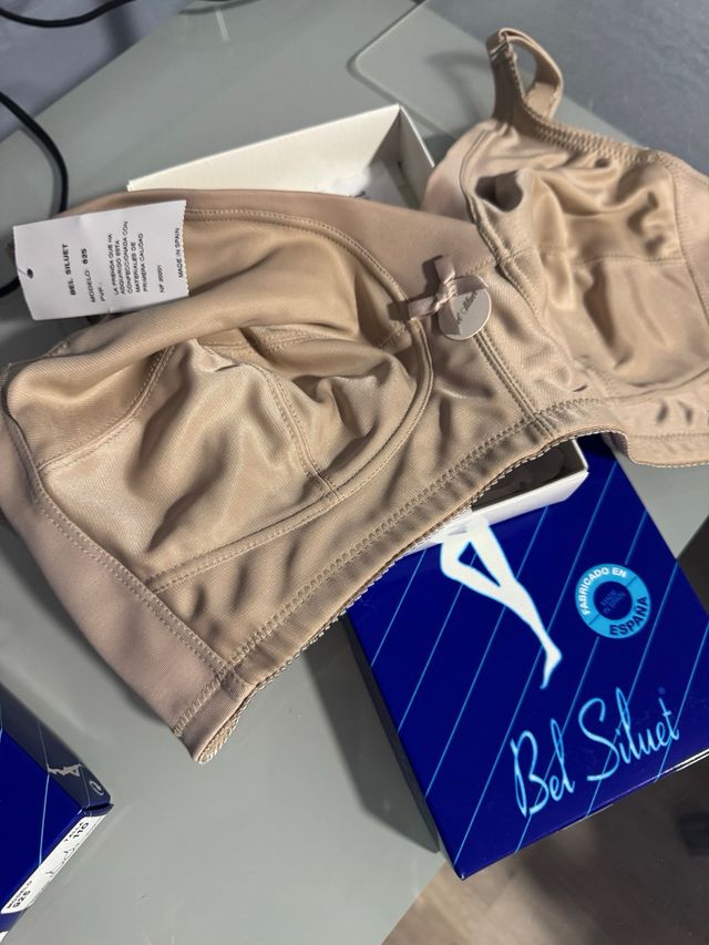 Sujetador Bel Siliet Beige Talla 110